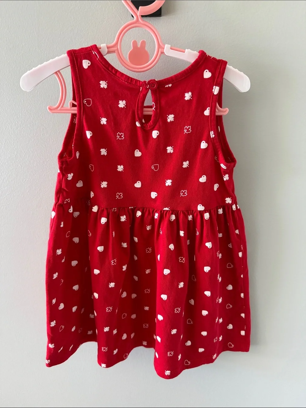 George 18-24m red heart and maple leaf dress Canada 🇨🇦
